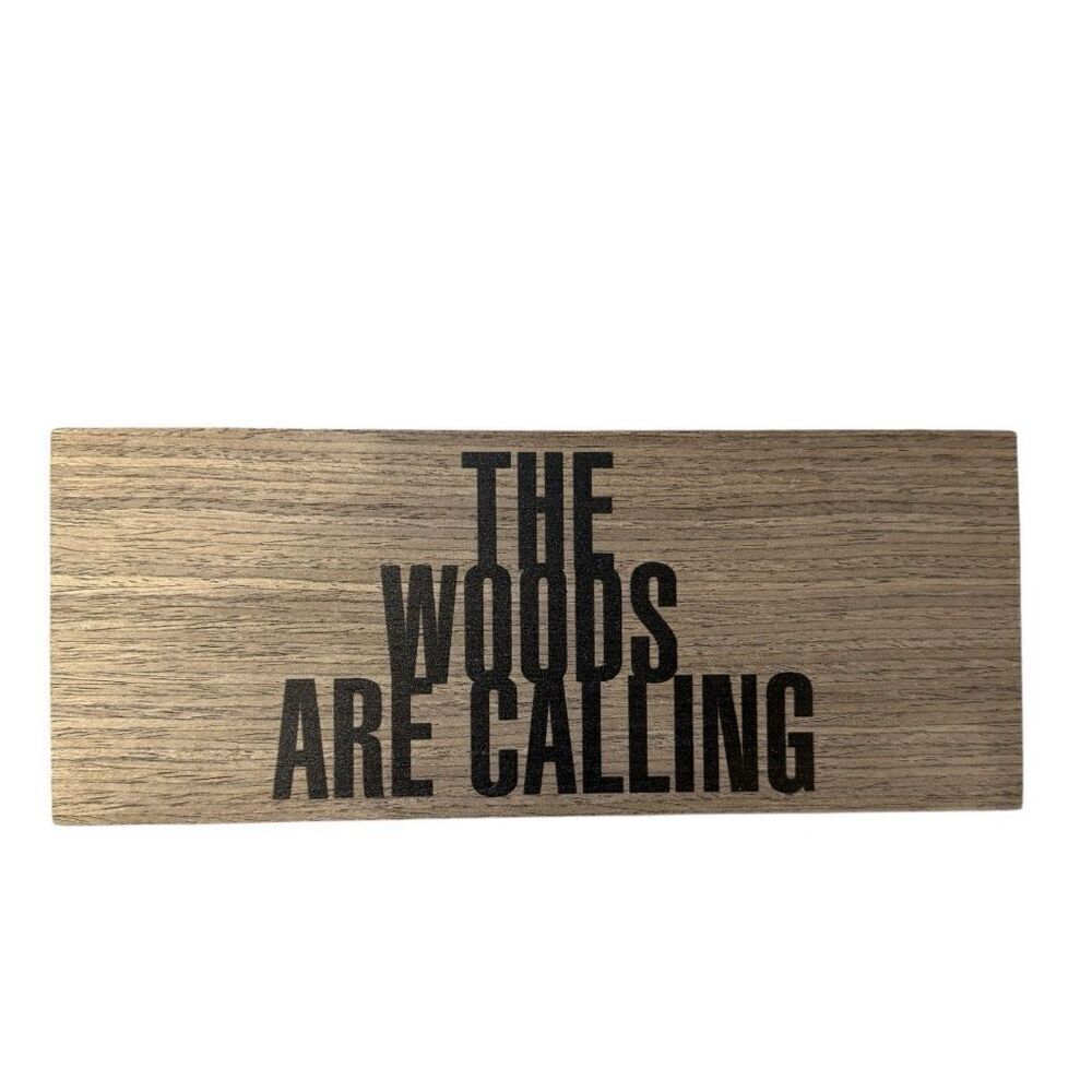 Brand New Ty Pennington At Home The Woods Are Calling Shelf Desk Decor